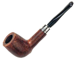 Peterson smoking pipe silver mounted army 106